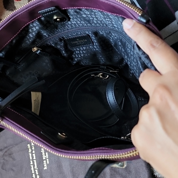 BNWT - Kate Spade Wilson Road purse in Deep Plum - Picture 12 of 15